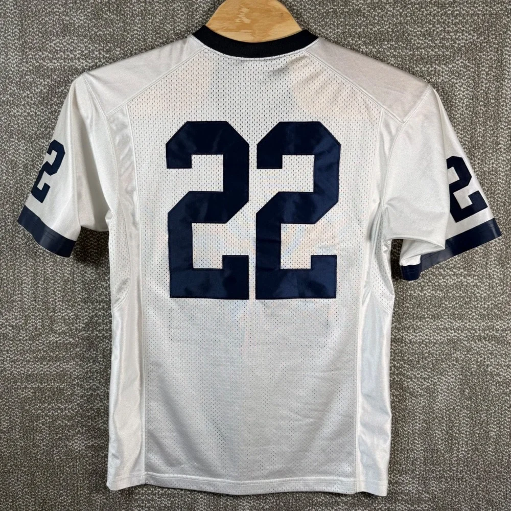 Nike Team Football Jersey Mens Small +2 White #22 Sewn Mesh Authentic Athletic